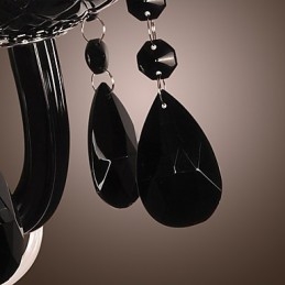 Kryształowe lampy ścienne ze świecami nowoczesne współczesne szkło