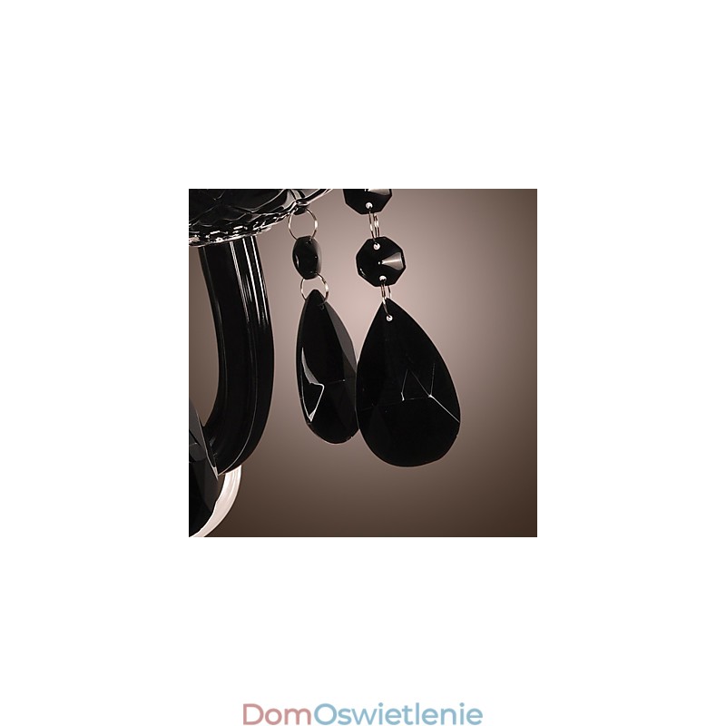 Kryształowe lampy ścienne ze świecami nowoczesne współczesne szkło