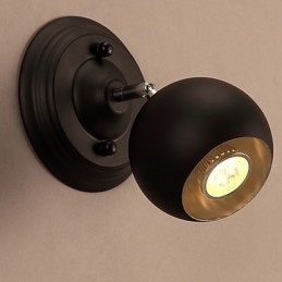 Loft Kreatywna lampa ścienna z kutego żelaza Przywracanie starożytnych sposobów oświetlenia