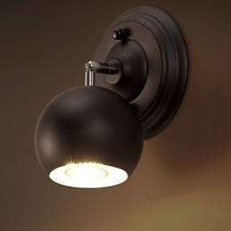 Loft Kreatywna lampa ścienna z kutego żelaza Przywracanie starożytnych sposobów oświetlenia