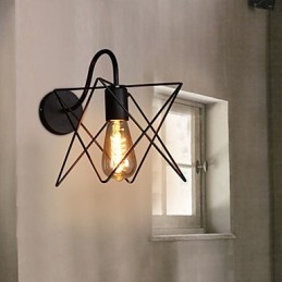 Nordic Retro Korytarz Schody Linia Lampy Ścienne Światła