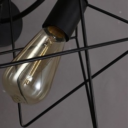 Nordic Retro Korytarz Schody Linia Lampy Ścienne Światła