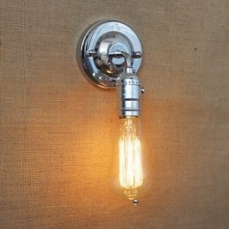 Amerykańska wiejska wieś retro nowoczesna żarówka Edisona alejka mini lampa ścienna do salonu