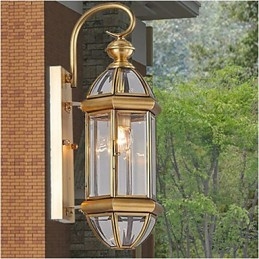 Lampa zewnętrzna Lampa ogrodowa Lampa zewnętrzna Lampa w całości miedziana