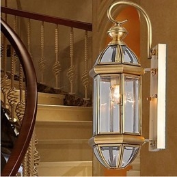 Lampa zewnętrzna Lampa ogrodowa Lampa zewnętrzna Lampa w całości miedziana