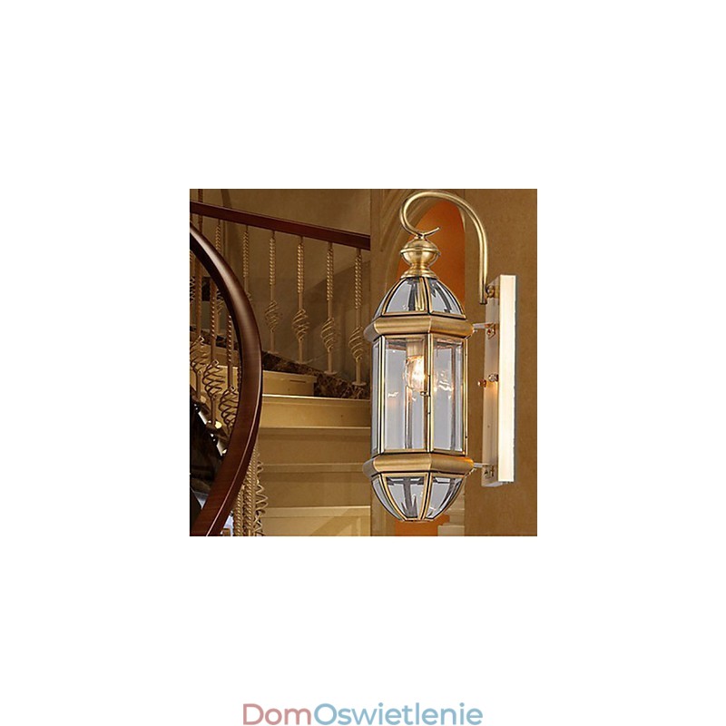 Lampa zewnętrzna Lampa ogrodowa Lampa zewnętrzna Lampa w całości miedziana