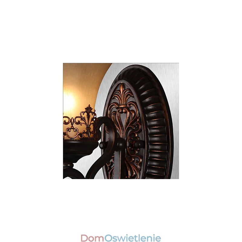 Lampy ścienne Vintage 1 światło z żywicą Klosz szklany Sypialnia Salon Korytarz Oświetlenie