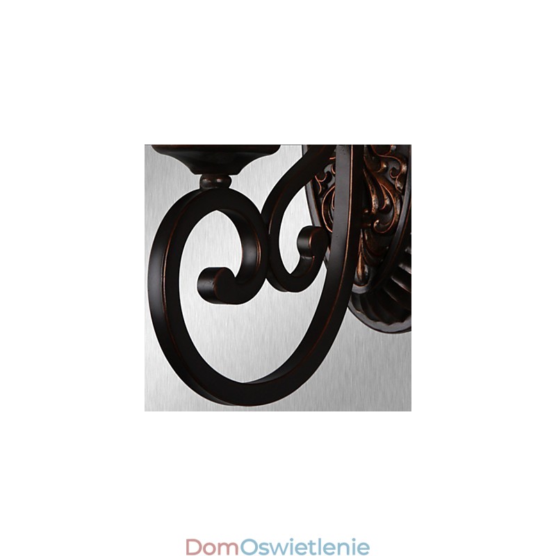 Lampy ścienne Vintage 1 światło z żywicą Klosz szklany Sypialnia Salon Korytarz Oświetlenie