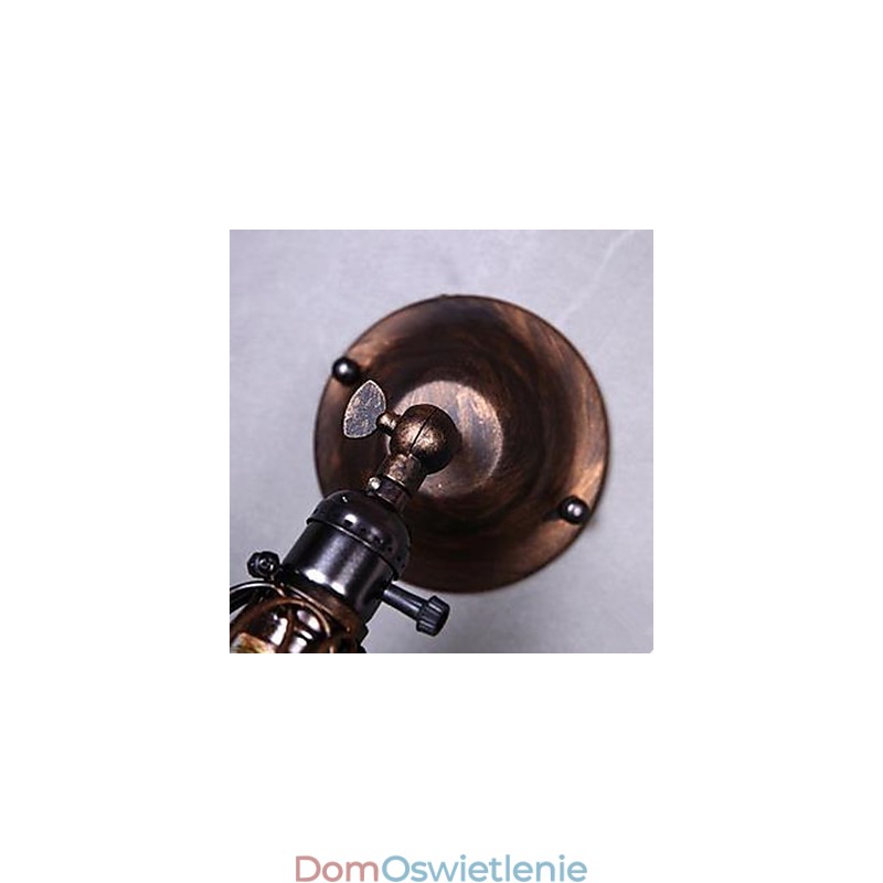 Mała lampa ścienna w stylu industrialnym, przywracająca dawne sposoby na korytarz, lampy i latarnie do korytarza