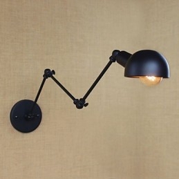 Osobowość Długie ramię Regulowany kątownik Trzy lampy do salonu Retro Oświetlenie dekoracyjne Kinkiet ścienny