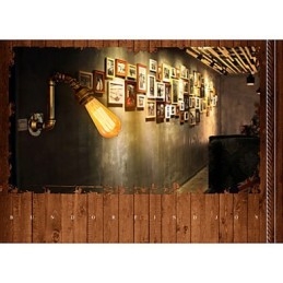 Amerykańska wioska Loft Industrial Edison Style Vintage Kinkiet Lampa Retro Lampa wodna Kinkiet