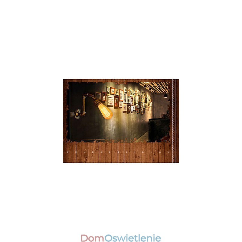 Amerykańska wioska Loft Industrial Edison Style Vintage Kinkiet Lampa Retro Lampa wodna Kinkiet