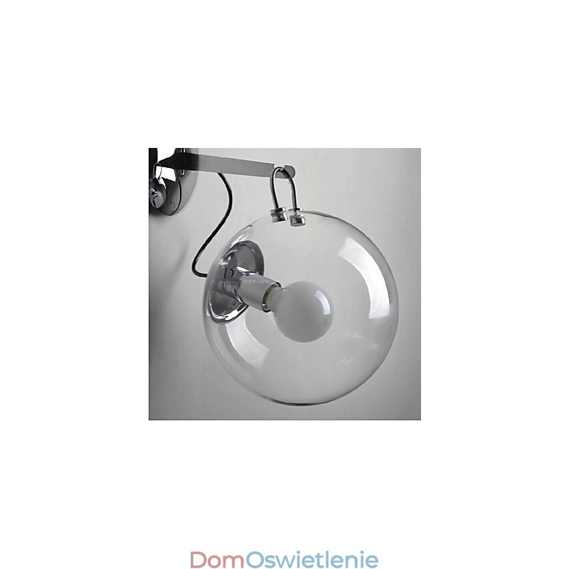 Indywidualność Kreatywny Design Nowoczesna szklana kula wisząca lampa ścienna