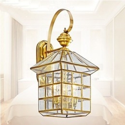 Lampa zewnętrzna Lampa ogrodowa Lampa zewnętrzna Lampa w całości miedziana