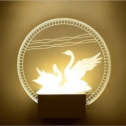 Lampa ścienna akrylowa PCV Lampa świetlna Nowoczesna współczesna metalowa