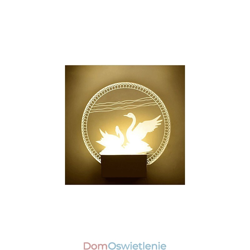 Lampa ścienna akrylowa PCV Lampa świetlna Nowoczesna współczesna metalowa