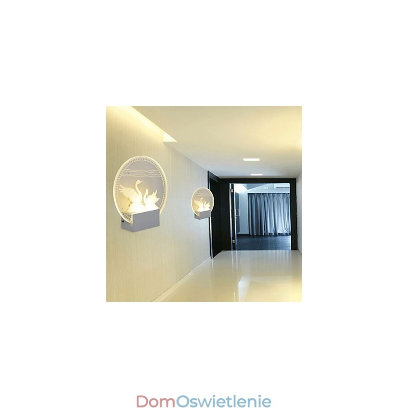 Lampa ścienna akrylowa PCV Lampa świetlna Nowoczesna współczesna metalowa