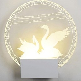 Lampa ścienna akrylowa PCV Lampa świetlna Nowoczesna współczesna metalowa