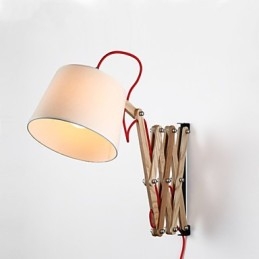Kinkiety Ścienne Lampy Ścienne Do Czytania Mini Styl Tradycyjny Klasyczny Drewno Bambus