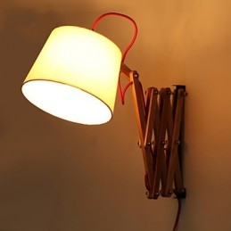 Kinkiety Ścienne Lampy Ścienne Do Czytania Mini Styl Tradycyjny Klasyczny Drewno Bambus
