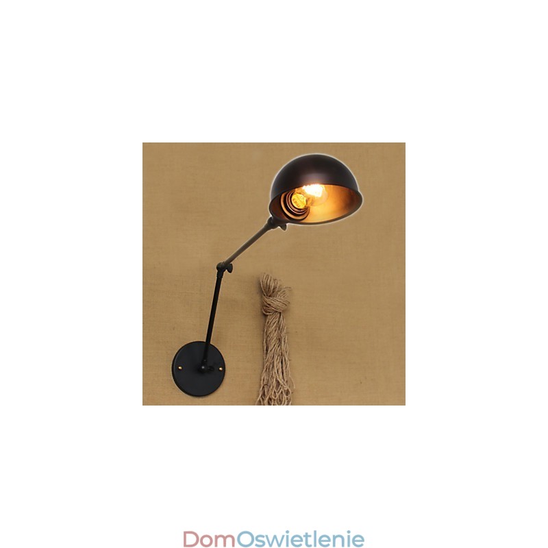 Styl industrialny Retro Podwójne długie ramię Prosta osobowość Ills Lampka nocna Jadalnia Dekoracyjna kinkiet ścienny