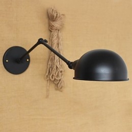 Styl industrialny Retro Podwójne długie ramię Prosta osobowość Ills Lampka nocna Jadalnia Dekoracyjna kinkiet ścienny