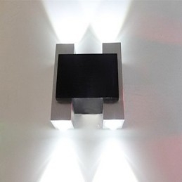 Miniaturowe lampy ścienne montowane na płasko, nowoczesne, współczesne, metalowe
