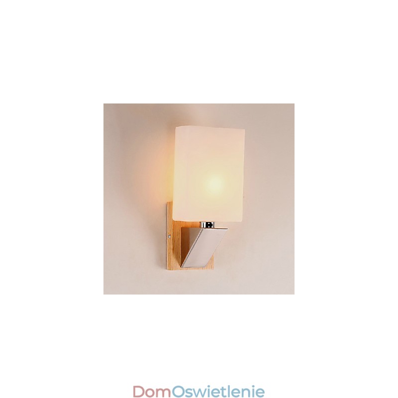 Kinkiety ścienne nowoczesne współczesne drewno bambus