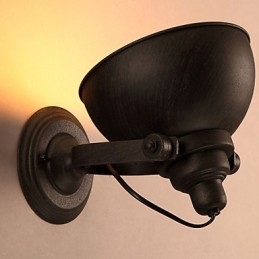 Loft Wrought Iron Pot Kreatywne lampy ścienne w stylu vintage