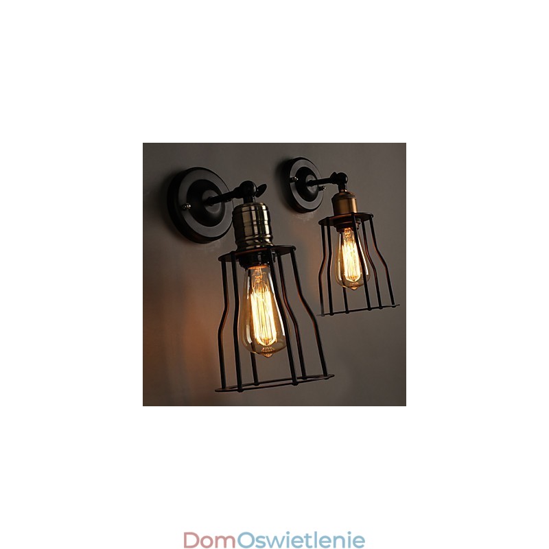 Kreatywna głowa łóżka lampa ścienna z tytanu metalowego