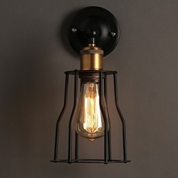 Kreatywna głowa łóżka lampa ścienna z tytanu metalowego