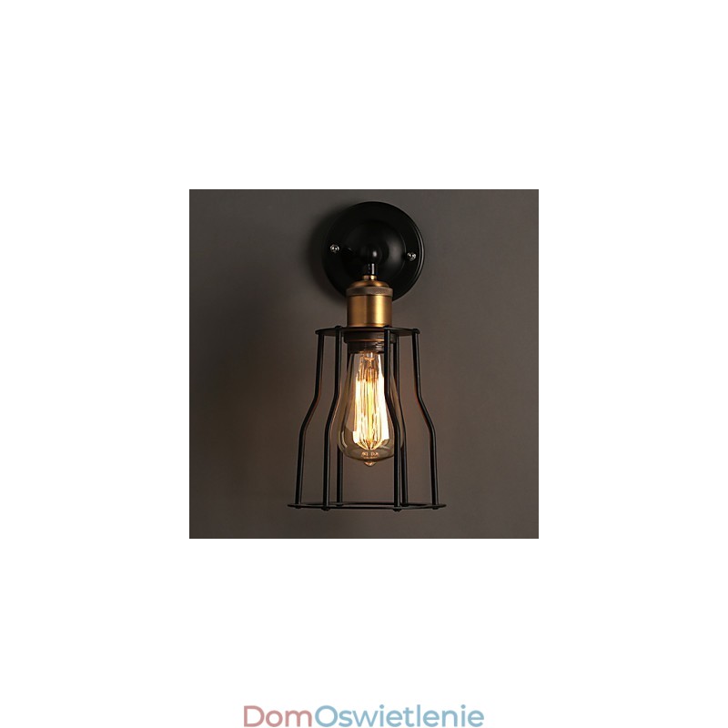 Kreatywna głowa łóżka lampa ścienna z tytanu metalowego