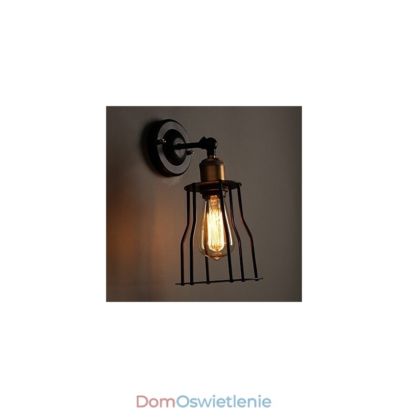 Kreatywna głowa łóżka lampa ścienna z tytanu metalowego