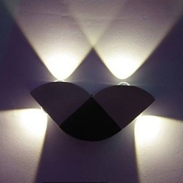 Miniaturowe lampy ścienne montowane na płasko, nowoczesne, współczesne, metalowe