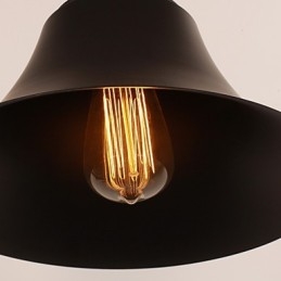 Artystyczna lampa ścienna z kloszem i uchwytem metalowym w stylu retro