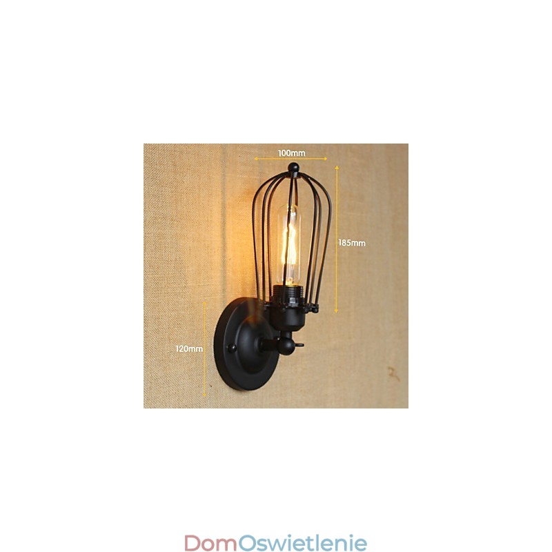 Retro Minimalistyczny Projektant Przemysłowy Balkon Korytarz Schody Lampa Dekoracyjna Kinkiet Ścienny