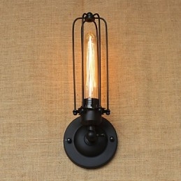 Retro Minimalistyczny Industrialny Nocny Korytarz Schody Balkon Dekoracyjny Kinkiet Ścienny