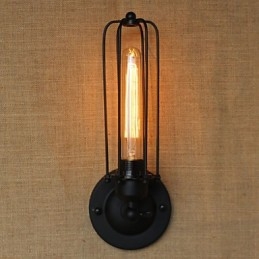 Retro Minimalistyczny Industrialny Nocny Korytarz Schody Balkon Dekoracyjny Kinkiet Ścienny