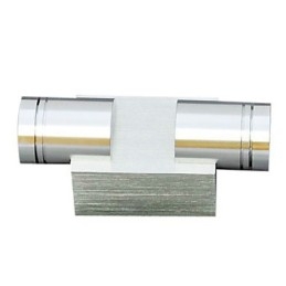 Miniaturowe lampy ścienne montowane na płasko, nowoczesne, współczesne, metalowe