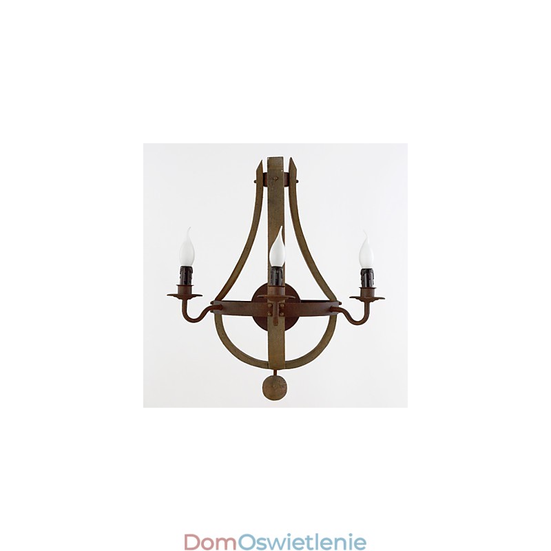 Kinkiety ścienne w stylu miniaturowym Rustykalny domek z drewna bambusowego