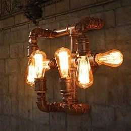 Kinkiety ścienne Retro Bar Żelazo Mini Styl Rustykalny Domek Metalowy