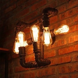 Kinkiety ścienne Retro Bar Żelazo Mini Styl Rustykalny Domek Metalowy
