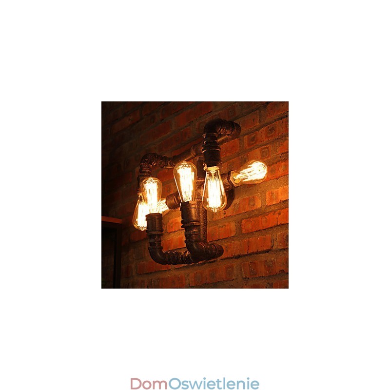 Kinkiety ścienne Retro Bar Żelazo Mini Styl Rustykalny Domek Metalowy