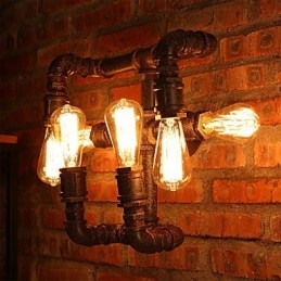 Kinkiety ścienne Retro Bar Żelazo Mini Styl Rustykalny Domek Metalowy