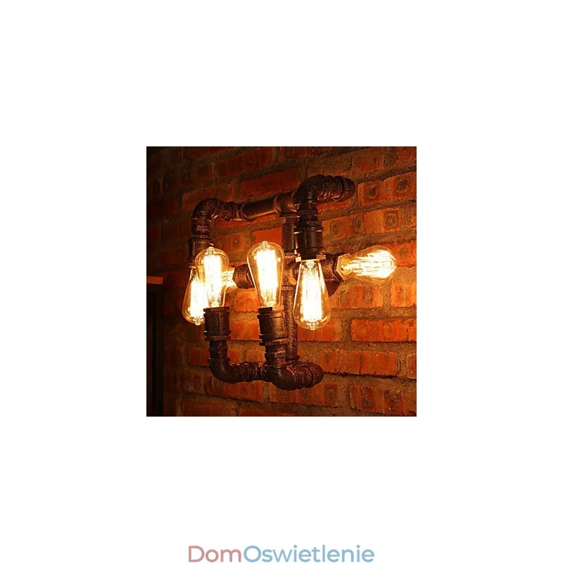 Kinkiety ścienne Retro Bar Żelazo Mini Styl Rustykalny Domek Metalowy
