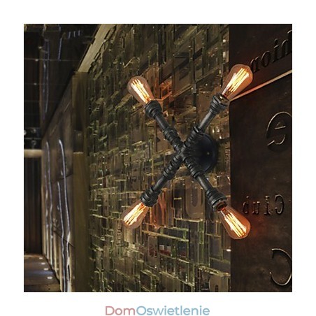 Kinkiety Mini Styl Rustykalny Domek Metalowy