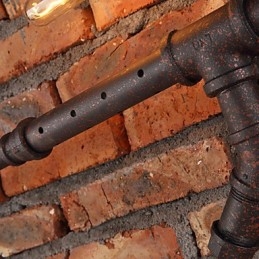 Kinkiety Mini Styl Rustykalny Domek Metalowy