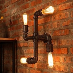 Kinkiety ścienne Retro Bar Żelazo Mini Styl Rustykalny Domek Metalowy