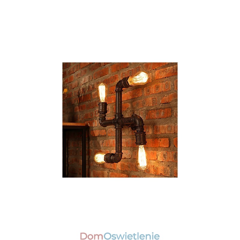 Kinkiety ścienne Retro Bar Żelazo Mini Styl Rustykalny Domek Metalowy