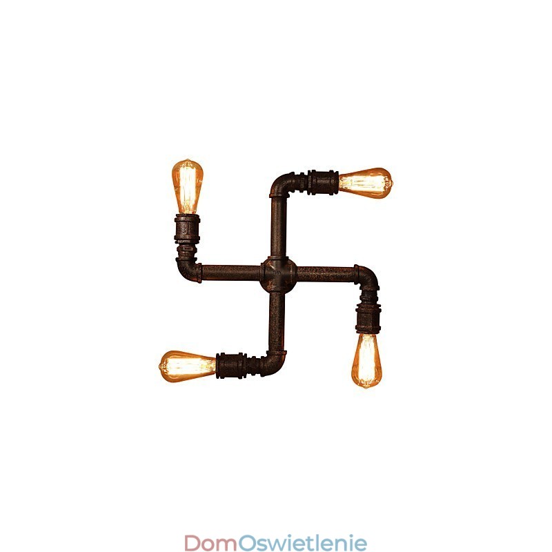 Kinkiety ścienne Retro Bar Żelazo Mini Styl Rustykalny Domek Metalowy